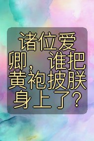 诸位爱卿，谁把黄袍披朕身上了？封面